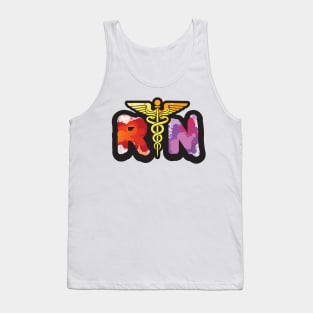 'RN - Registered Nurse' Awesome Nurse Gift Tank Top